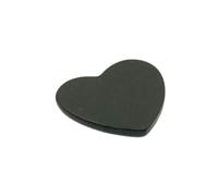 YITANA Plaque de téléphone portable Shungite - Autocollant anti-rayonnement - Shungite - Protection contre les interférences électromagnétiques - Pierre de shungite - En forme de cœur - Noir - 1 pièce