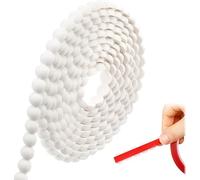 YITAPE Bande de garniture perlée autocollante de 300 cm, moulure décorative murale flexible pour salle de bain, miroir, armoire, crédence, bord de plafond, bricolage 15mm x 3m-1 Roll