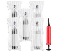 YiTePeDo Lot de 12 protecteurs de bouteilles de vin pour le voyage, couvercles gonflables à bulles avec pompe et réutilisables, sûrs pour les bagages et le transport en avion (Lot de 12)