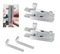 Yitexin 2 Set extracteur ecrou , 1/2" & 3/4" robinet dénudé tourne un extracteur gauche, Easy Out Boulon Outil de suppression de fil pour hommes cadeau (Argent)