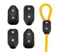 Yitexin 4 Pièces En Plastique Réutilisable Pinces Corde, Double Cordon Vide Pince 8 mm avec vis, Connecteur Étau de fil Convient pour 6,8-8 mm Nylon ou Tressé câble (Style 1)