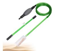Yitexin Aspirateur Aquarium avec Pompe à Main, Sifon Aquarium Filtre à Vide pour Lavage Sable Douche Eau Changer Circulation Quotidienne (A) (Vert, Noir)