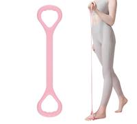 Yitexin Figure 8 Bande de résistance, bandes extensibles pour exercice, sangle extensible pour bras, épaules, dos, poitrine, bandes d'étirement en corde élastique pour physiothérapie (rose)