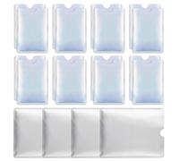 Yitexin Lot de 20 pochettes de protection pour passeport de voyage, cartes de crédit, bloquant les signaux, cartes d'identité, étanches et antivol contre le vol de données, Éblouissant., NO, Classique