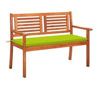 YITHOPI Banc de jardin 2 places, banc de parking, banc avec dossier et accoudoirs, banc de jardin pour 2 places, banc de repos style rétro, mobilier de jardin, banc pour jardin, parc, balcon, avec