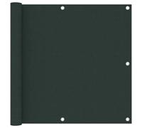 YITHOPI Brise-vue rectangulaire pour balcon | Brise-vue pour balcon | Revêtement de balcon | 0,75/0,9 x 3/4/5/6 m | Tissu Oxford vert | Pour balcon, jardin en plein air