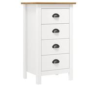YITHOPI Buffet Hill Range blanc, commode, buffet de cuisine, armoire multifonction, pour chambre à coucher, couloir, salon, cuisine, 46 × 35 × 80 cm, bois massif de pin