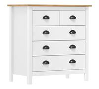 YITHOPI Buffet Hill Range blanc, commode, buffet de cuisine, armoire multifonction, pour chambre à coucher, couloir, salon, cuisine, 79 x 40 x 80 cm, bois massif de pin