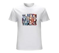 YITIANYUAN Jedi Mind Tricks Stacked Pattern Men's T Shirt Size L