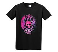 YITIANYUAN Psycho Bunny Downey Graphic Mens T Shirt in Black Logo Size L