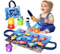 Yitical Jouet Bebe 1 an, Montessori Pêche a la Ligne Jeux pour Enfant 1 2 Ans, Educatif Jouet Bébé, Cadeau pour Fille Garcon 1-3 Ans 6 12 18 Mois