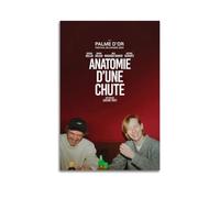 YITOJN Anatomie D'une Chute Poster mural sur toile - Impression artistique moderne - Décoration pour salon, chambre à coucher - Poster élégant - 30 x 45 cm - Style sans cadre