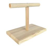 YITON Perchoirs À Oiseaux Portable Bois Oiseau Perroquet Support Formation Spin Perche Support Aire De Jeux Plate-Forme Jouet Perroquet Jouet Tremplin 1pcs