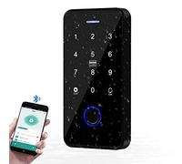 YiToo Clavier de contrôle d'accès biométrique à Empreintes digitales Tuya App Smart NFC ouvre-Porte étanche 13,56 MHz RFID Clavier avec Wiegand 26 Bits Sortie/entrée