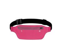 YITORMAN Ceinture de course fine, sac banane de course pour iPhone, sac banane pour entraînement, jogging, marche, voyage, ceinture de course à pied, accessoires d'équipement cadeau, rose, 35 cm x 13