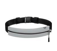 YITORMAN Trend Essential Sac banane de course à pied pour femme et homme Sac banane pour la marche, le sport et les activités de plein air Sac banane pour tous les téléphones portables, gris, One