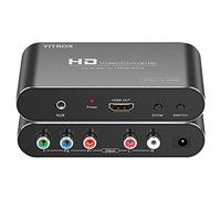 YITROX YPbPr vers HDMI Convertisseur Upscaler 1080p pour Wii, PS2, PS3, Xbox 360, Lecteur Blu-Ray, DVD et Plus Encore