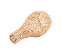 YIUPEDRFG Abat-jour élégant en corde de papier tissée, idéal pour lustre, éclairage de restaurant et maison. Diamètre supérieur : 7 cm. Chaque détail cet abat-jour suspendu tissé est