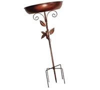 YIUPEDRFG Abreuvoir à Oiseaux en Fer forgé, autoportant et Facile à Installer grâce sa Base 5 Branches. Idéal pour Le Jardin, il ajoute Une Touche de Nature et de gaieté Votre Espace extérieur