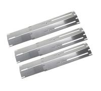 YIUPEDRFG Améliorez Vos grillades avec Le déflecteur de Chaleur Universel réglable pour brûleur de Barbecue. Indispensable pour Votre Barbecue. Déflecteur Chaleur argenté, 4 pièces, 11.75 Pouces