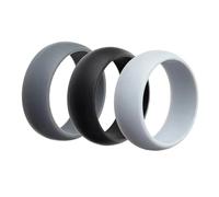 YIUPEDRFG Bague en silicone Bague en silicone unique Idée cadeau Modes de vie actifs Bijoux de mode Vélo Travail Natation Mariage Bandes caoutchouc