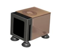 YIUPEDRFG Boîtier de Filtre Universel Anti-Sable pour Pompe à Eau : Assure Une Eau Propre en empêchant Les Poissons et Le Sable de pénétrer dans la Pompe. Accessoires pour Aquarium, Brun, S