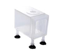 YIUPEDRFG Boîtier de Filtre Universel Anti-Sable pour Pompe à Eau : Assure Une Eau Propre en empêchant Les Poissons et Le Sable de pénétrer dans la Pompe. Accessoires pour Aquarium, Blanc, L