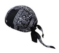 YIUPEDRFG Bonnet pirate tête de mort respirant, séchage, doux, évacuant la transpiration, coupe-vent, léger, bandana, confortable et durable, en coton, doublure de, Chapeau pirate, M