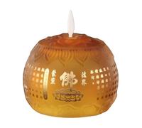 YIUPEDRFG Bougies LED Lotus, bougies chauffe-plat, éclairage d'ambiance sans flamme, pour une ambiance propice à la méditation et une décoration élégante et raffinée, idéale pour tout intérieur