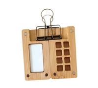 YIUPEDRFG Coffret de Voyage pour débutants, Palette d'aquarelle Portable en Bois de qualité supérieure, idéale pour Les Voyages et Les activités Plein air. Mini Palette Peinture, avec Pince, 6x6cm