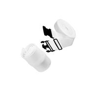 YIUPEDRFG Connecteur de Matelas, Pont de lit Ajustable, Combine Facilement Deux Lits Jumeaux grâce à Une Sangle antidérapante pour Un Sommeil Confortable, Blanc, 195 x 20 cm