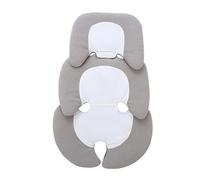 YIUPEDRFG Coussin de poussette pour bébé, tapis de siège, tapis chariot pour landau, poussette, voiture, noir et blanc, Gris Blanc, 38x58cm