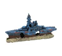 YIUPEDRFG Décoration d'aquarium : Épave de Bateau, Paysage sous-Marin, Figurine inspirante donnant Vie à des scènes sous-Marines, Ornement pour Aquarium, Sculpture Artisanale, étagère Table.