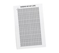 YIUPEDRFG Décorez votre mur avec dynamisme et créativité ! Affichez votre progression de vie grâce à ce calendrier hebdomadaire original. Ce poster mural, véritable œuvre d'art, est unique et sans