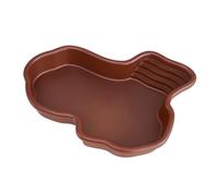 YIUPEDRFG Fond de Style Drainage pour Baignoire de trempage pour Reptiles, pour Un Nettoyage Facile, Plate-Forme de baignade, réservoir en Plastique pour Tortue, tapez+1