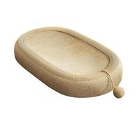 YIUPEDRFG Griffoir et lit-griffoir pour Chat de Taille Moyenne à Grande, idéal pour Un Anniversaire en intérieur, Brun Clair, Petit