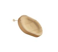 YIUPEDRFG Griffoir interactif Ovale pour Chat, lit et gamelle de Repos, Zone de détente et Jeu pour Animaux offrant Un Espace généreux pour se et Jouer confortablement.