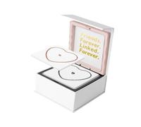 YIUPEDRFG Kit de bracelet permanent portable pour activité de date d'anniversaire Saint-Valentin 1 argent 1 or rose, Noir Or Rose, 12x12x5cm