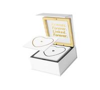 YIUPEDRFG Kit de bracelet permanent portable pour activité de date d'anniversaire Saint-Valentin 1 argent 1 or rose, Noir Or, 12x12x5cm