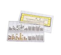 YIUPEDRFG Kit de Montre et Tige de Montre Mixte, Couronne Rechange Robuste et Durable, étanche, Assortiment pièces détachées, Coffret pièces réparation