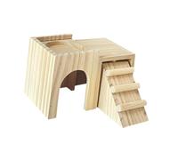 YIUPEDRFG Maison pour Hamster avec cachette : créez des espaces de détente sécurisés pour des Hamsters Heureux et épanouis, Leur permettant de Respirer et se déplacer Librement pour Une Vie