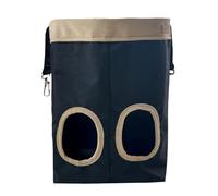 YIUPEDRFG Mangeoire Mobile pour Lapins, Sac d'herbe, Distributeur en Toile Noire pour cochons d'Inde, Petits Animaux, Lavable