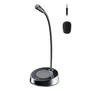 YIUPEDRFG Microphone USB pour Ordinateur, réunions, Bureau, col de Cygne, Captation Longue portée réglable, amélioration de la définition vocale, pour Micro col Cygne pour Jeux vidéo et conférences