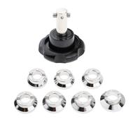 YIUPEDRFG Outils de réparation de Montres ouverture boîtier Portable Outil Pratique pour débutants avec 7 Matrices rainurées pour Toutes Les Tailles Montre Outil réparation d'ouvreur