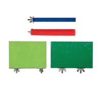 YIUPEDRFG Perchoir pour perroquets, Plateforme et Support pour améliorer Le Bien-être des Oiseaux. Installation Facile, sans Outils. Offre Un Environnement sûr et écologique pour Vos Amis à Plumes.