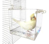 YIUPEDRFG Petit Bain d'oiseaux, Douche pour Oiseaux, mangeoire,L | cage, accessoire décoratif pour salle de bain, cadeau pour l'intérieur, mini station d'abreuvement pour pollinisateurs