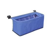 YIUPEDRFG Pochette arrière Pliable pour Chariot de Courses, en Tissu Oxford Durable, pour Le Camping et la pêche, Installation Simple et Pratique, Bleu, 40x18x20cm