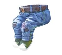 YIUPEDRFG Pot de fleurs en jean pour jardin d'intérieur, un pot enchanteur pour égayer la décoration de votre bureau, balcon terrasse. Robuste et pratique, il s'intègre parfaitement à une étagère