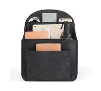 YIUPEDRFG Sac à Organisateur en Feutre : libérez Votre potentiel de Voyage avec Plusieurs Poches, Sac de Rangement pour Voyage, randonnée, Femme, Gris foncé 35 * 27cm