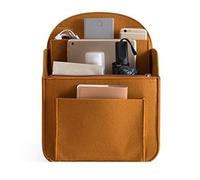 YIUPEDRFG Sac à Organisateur en Feutre : libérez Votre potentiel de Voyage avec Plusieurs Poches, Sac de Rangement pour Voyage, randonnée, Femme, Orange 35 * 27cm